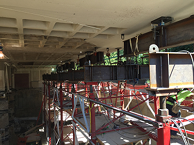 sp wireless compression load cells in washington library build