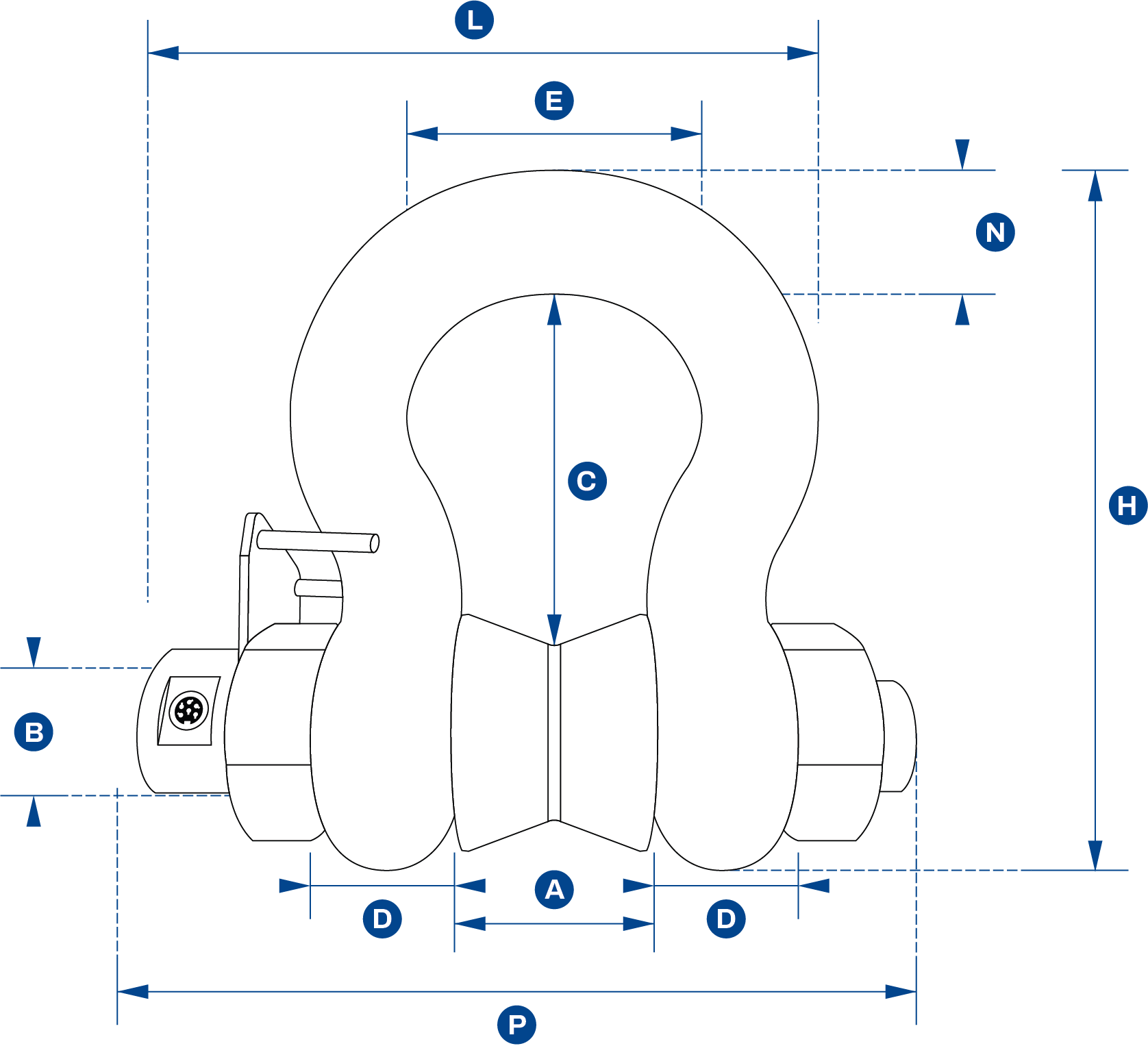 straightpoint shackle loadcell spec